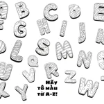 tranh tô màu bảng chữ cái tiếng việt cho bé