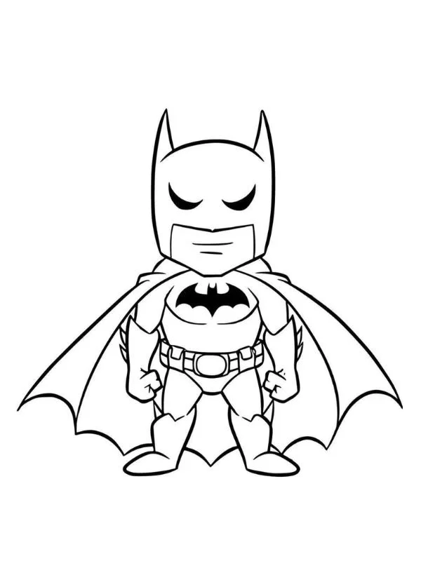 tô màu batman chibi