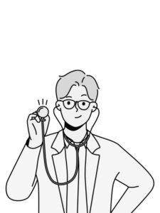 Tranh tô màu bác sĩ giúp bé khám phá nghề y thú vị