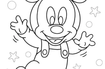 Hơn 99+ mẫu tranh tô màu chuột Mickey ngộ nghĩnh cho bé