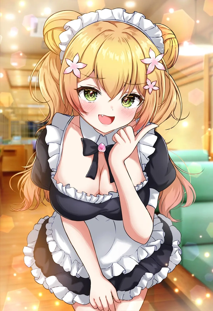 ảnh anime gái xinh tóc vàng
