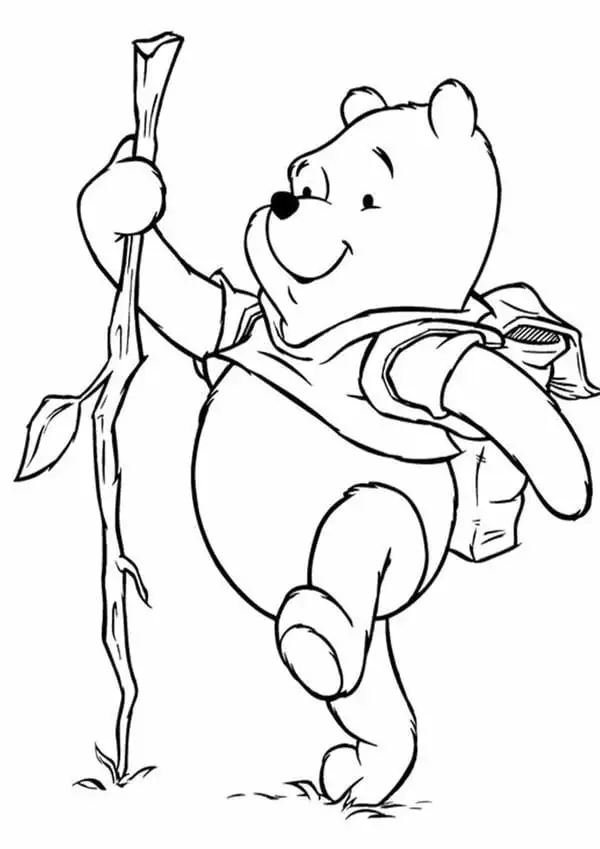 hình tô màu gấu pooh