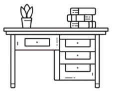 Tuyển tập 99+ mẫu tranh tô màu cái bàn độc đáo cho bé tập tô