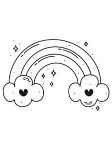109+ tranh tô màu cầu vồng đáng yêu, đẹp nhất dành cho bé