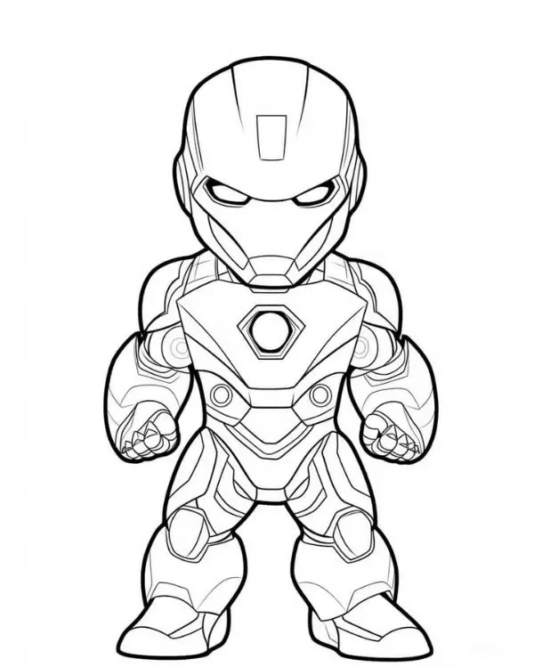 iron man tô màu kích thích sự sáng tạo