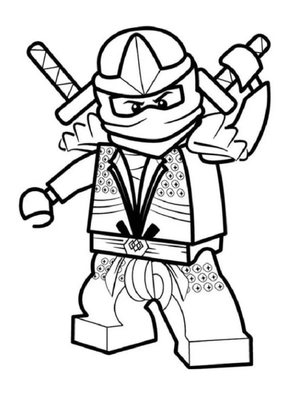 tranh tô màu lego ninjago cực chất