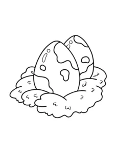 tranh tô màu trứng gà đơn giản nhất