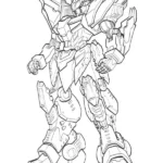 tranh tô màu robot cho bé trai đẹp