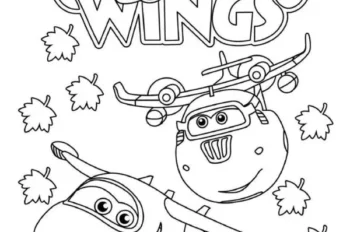 Trọn bộ 99+ tranh tô màu Super Wings đẹp, dễ thương cho bé