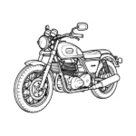 tranh tô màu xe máy dễ dàng cho bé học tập