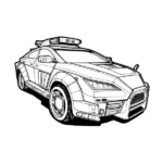 tô màu xe ô tô ngầu phù hợp mọi bé