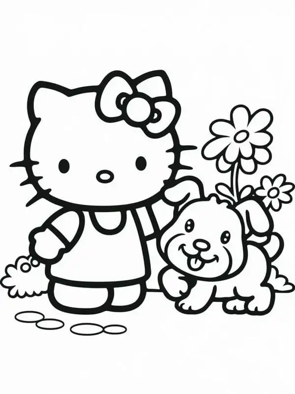 tô màu hello kitty cho bé