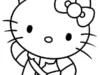 Tuyển tập 139+ tranh tô màu Hello Kitty cute cho trẻ em