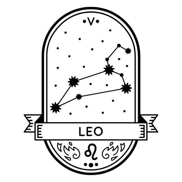 cung sư tử LEO tô màu