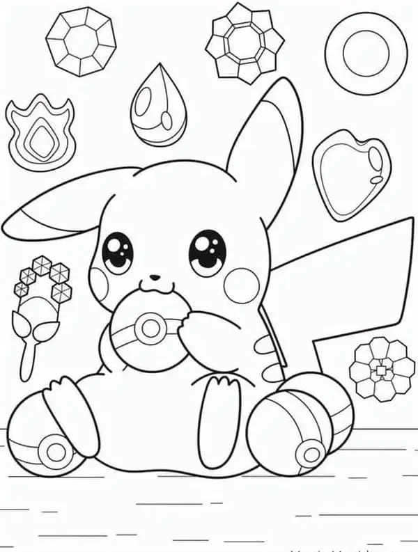 tô màu pokemon cute