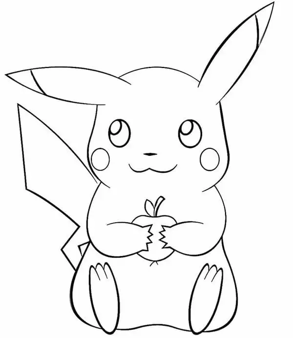 tranh tô màu pokemon huyền thoại liếc cute