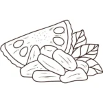 tranh tô màu múi mít dai thơm lừng