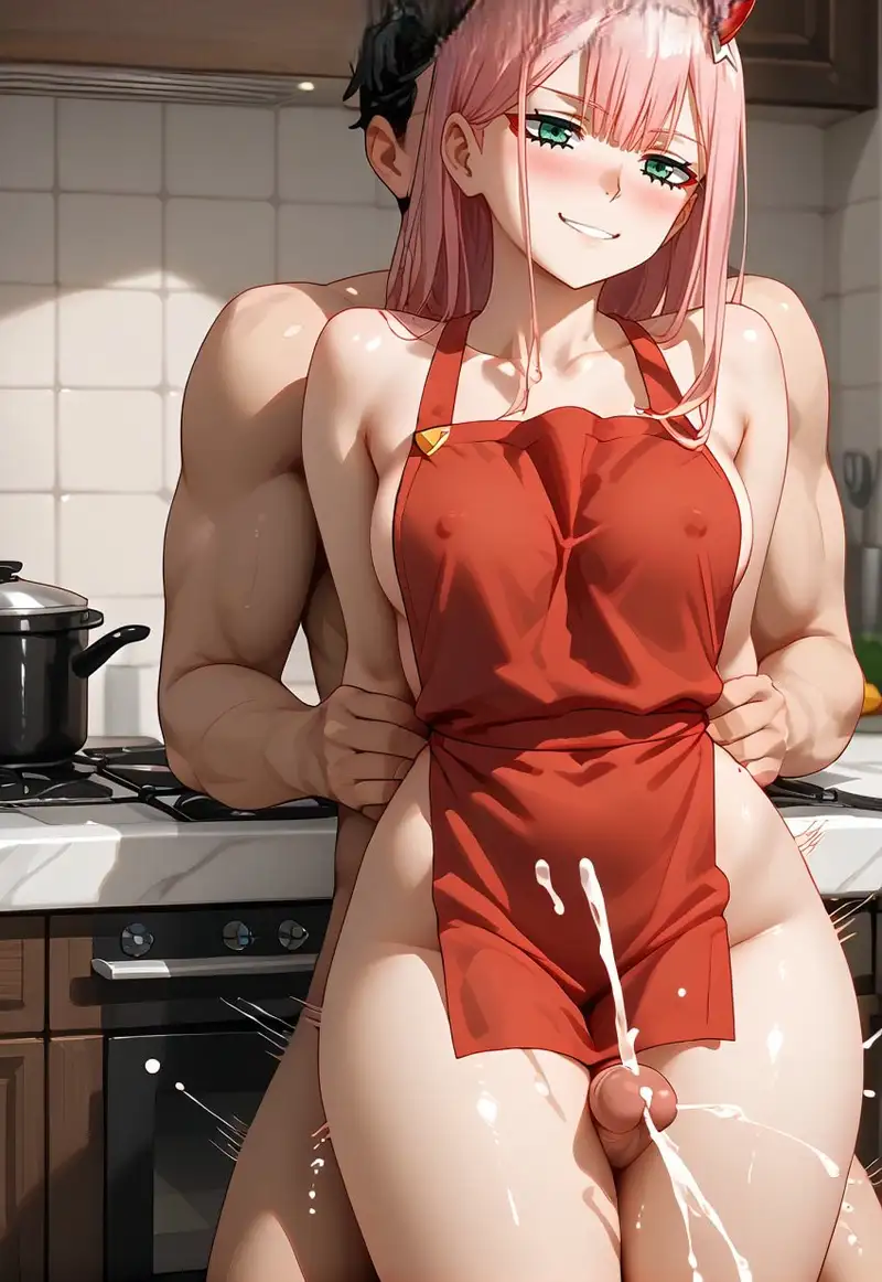 zero two cosplay hentai nữ đầu bếp nghịch chim