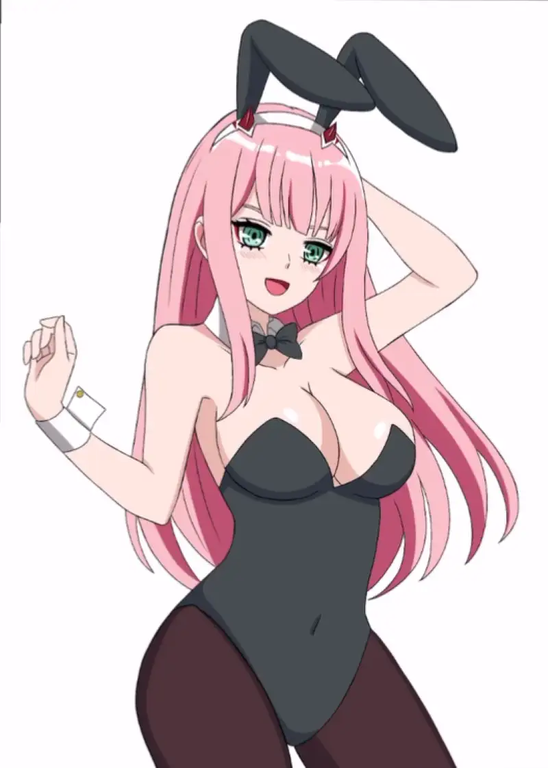 cosplay zero two hentai bé thỏ