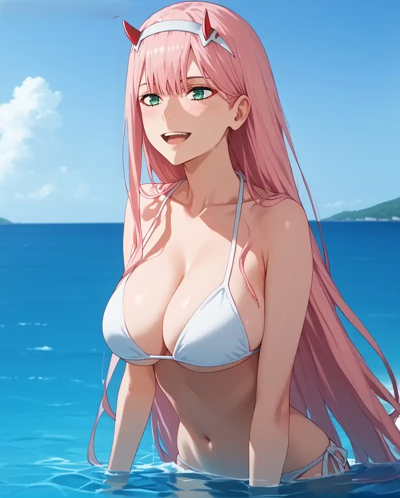 hentai zero two mặc bikini