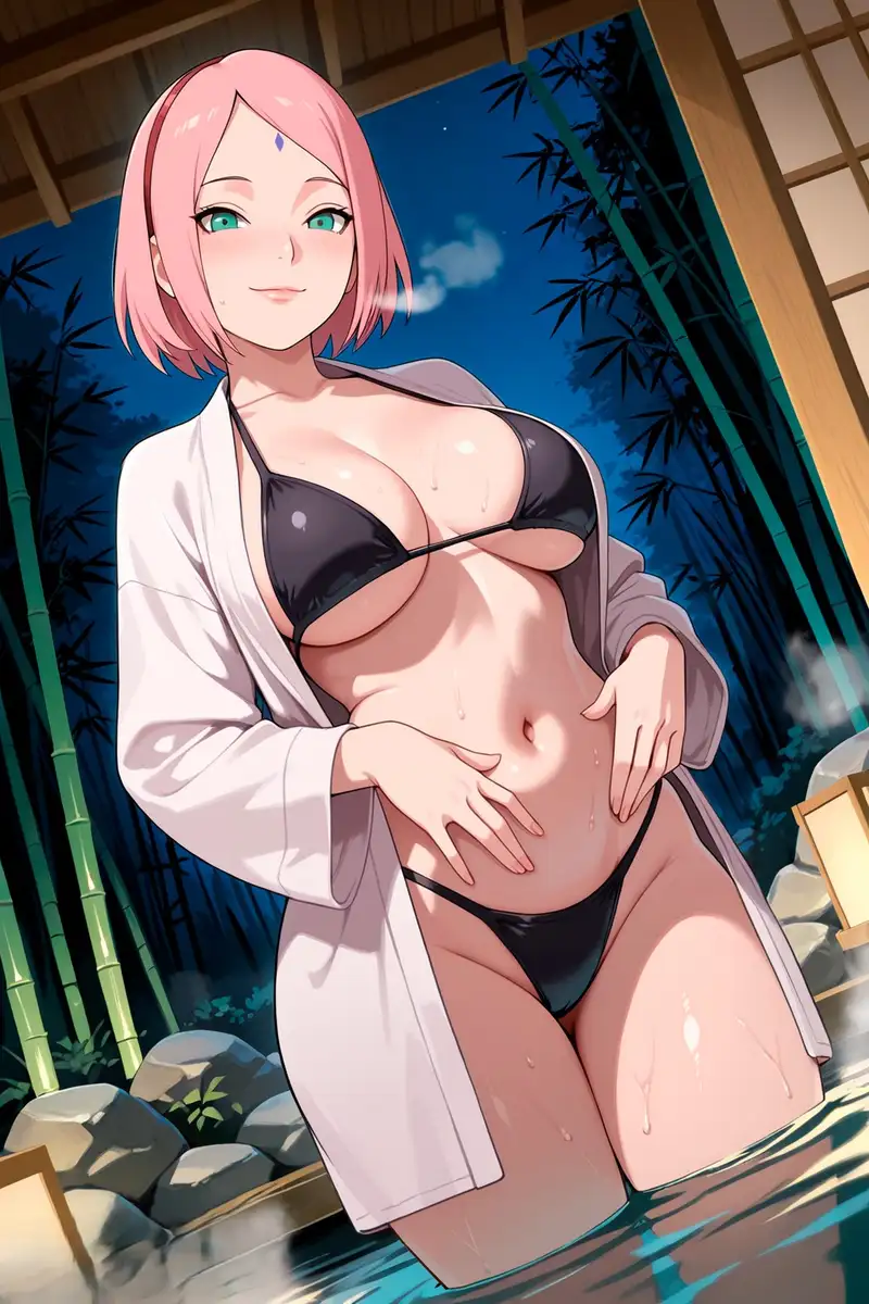 sakura haruno hentai mặc bikini