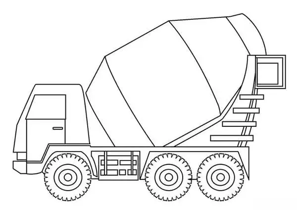 tranh xe bồn tô màu