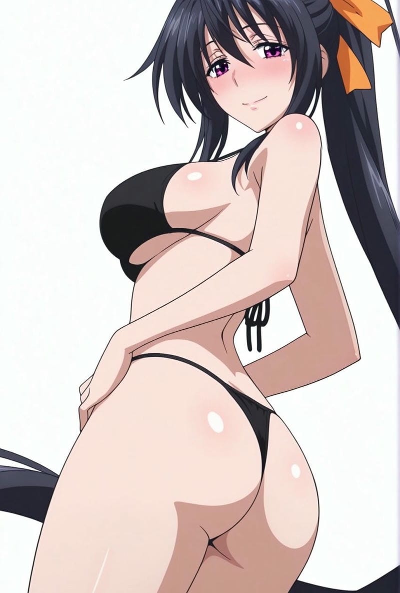 akeno himejima mặc bikini