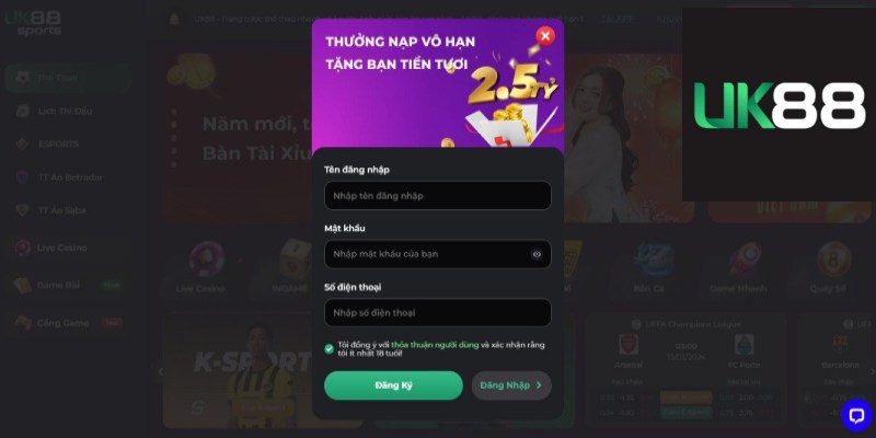 Cách Truy Cập Và Đăng Nhập Trang Chính Thức UK88