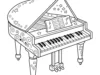 In 99+ tranh tô màu đàn piano đẹp, đơn giản giúp bé sáng tạo