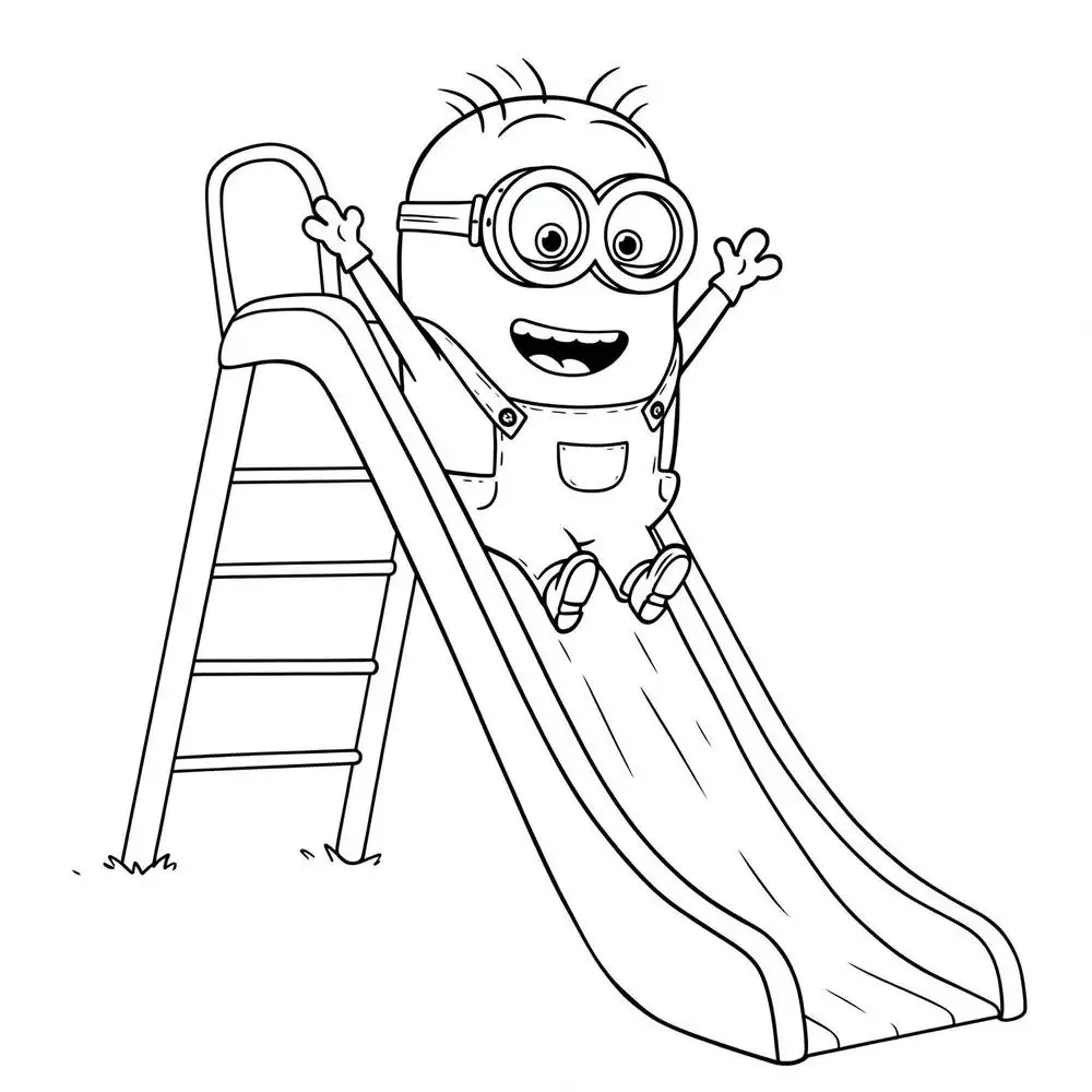 tô màu minion cho bé 