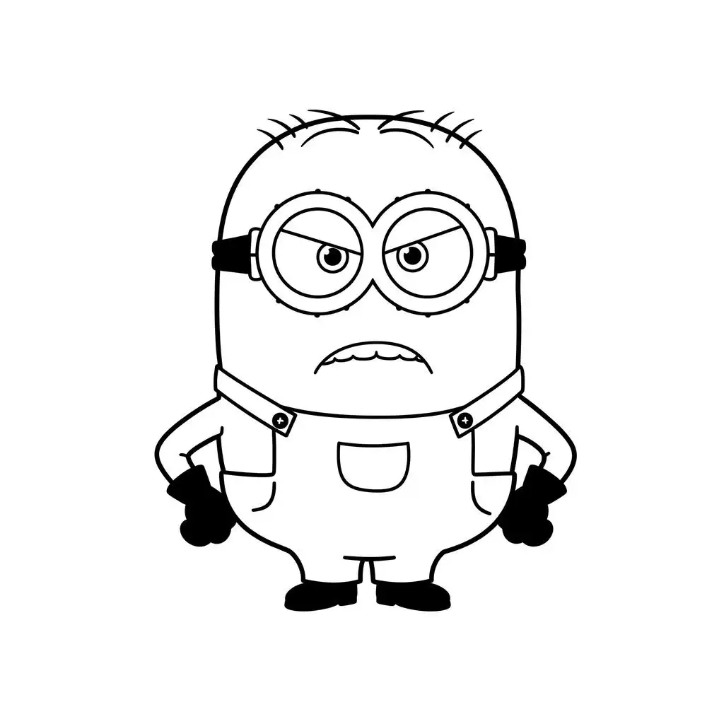 tô màu minions sinh động 