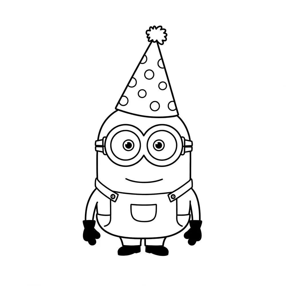 tô màu minion siêu cute 