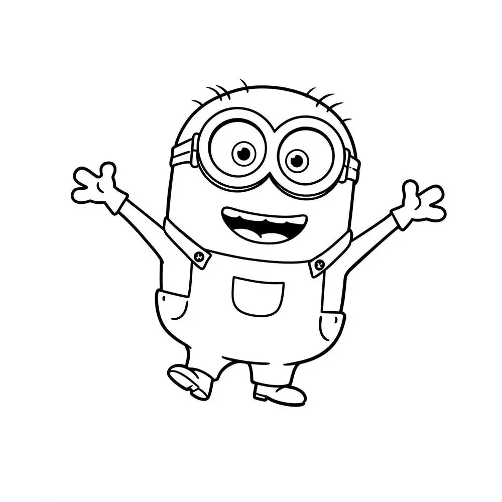 tô màu minions dành cho bé trai 