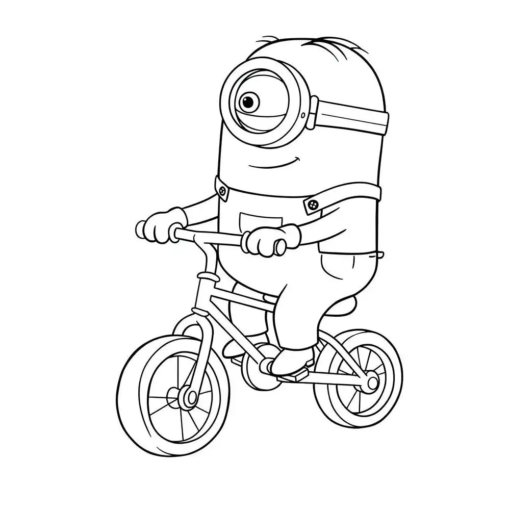 hình tô màu minion khổ lớn 