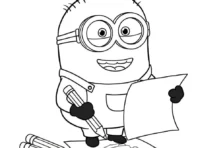 250+ mẫu tranh tô màu Minion ngộ nghĩnh cho bé tập tô màu