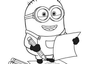 250+ mẫu tranh tô màu Minion ngộ nghĩnh cho bé tập tô màu