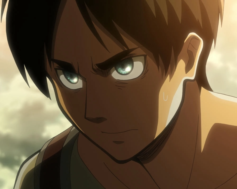 Eren Yeager trong anime AOT 