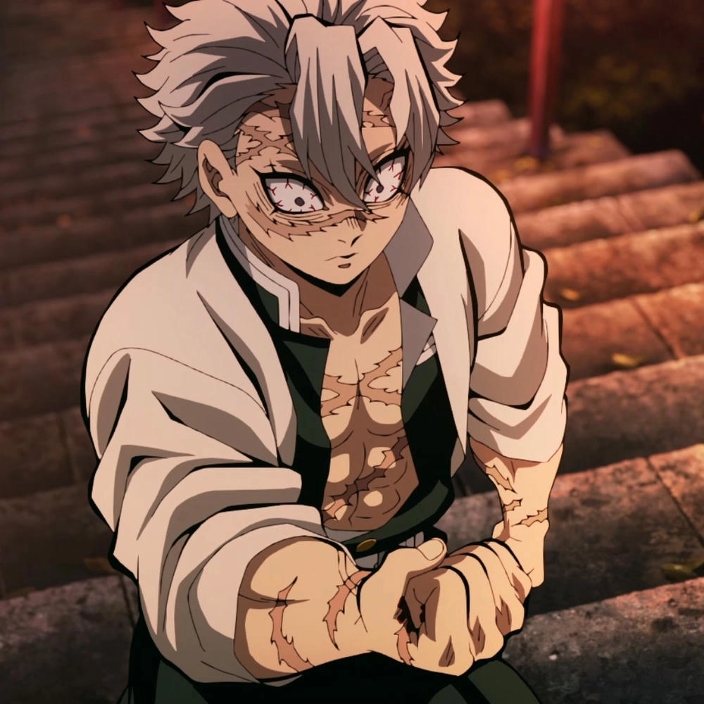 sanemi shinazugawa anime tạo hình đẹp 