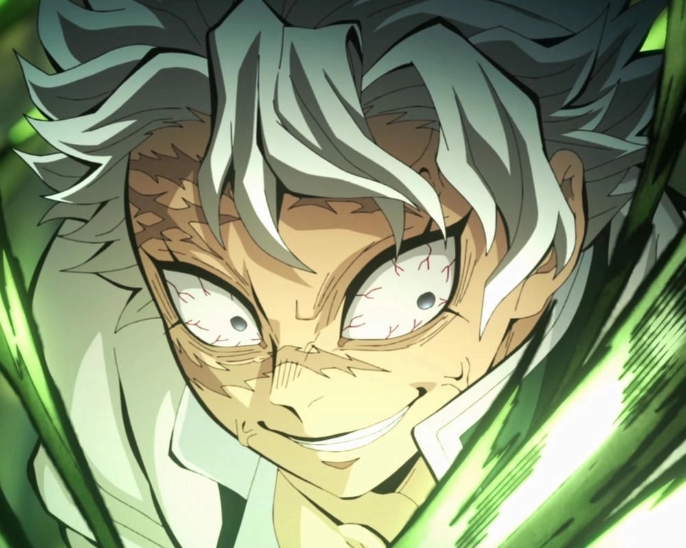 hình sanemi shinazugawa phong cách anime 