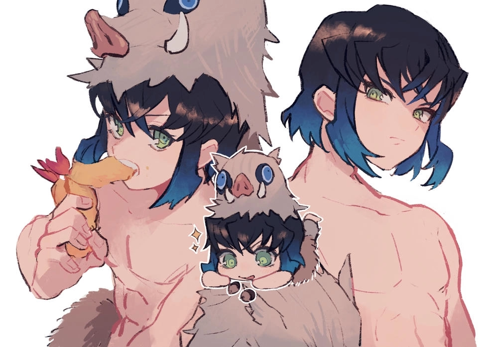 inosuke hài hước anime 