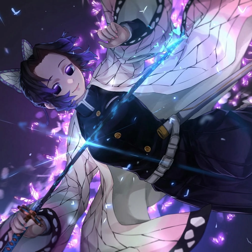 ảnh shinobu ngầu trong anime Kimetsu no Yaiba 
