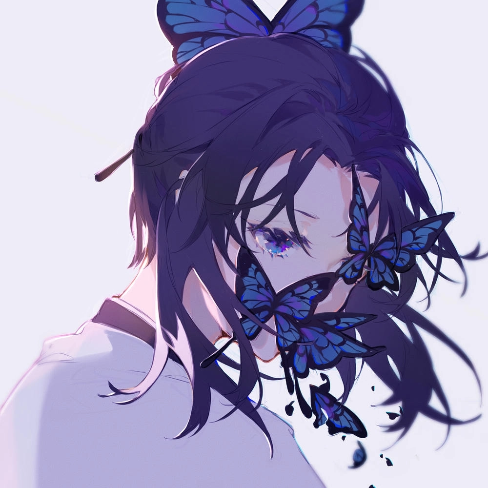 ảnh shinobu anime nghệ thuật số 