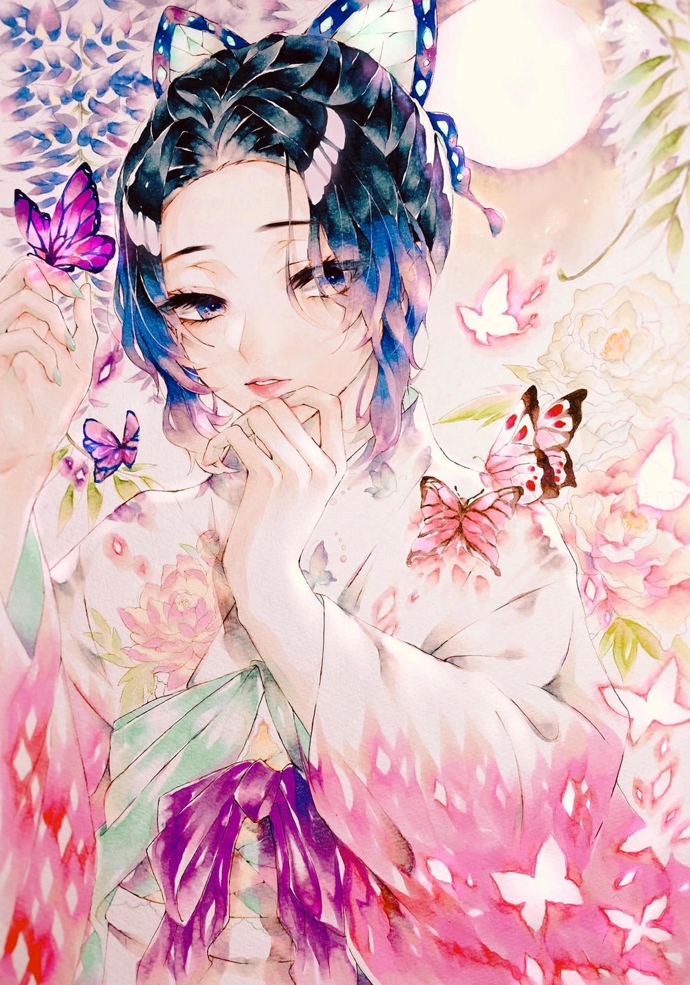 hình ảnh shinobu ngầu đầy thần thái 