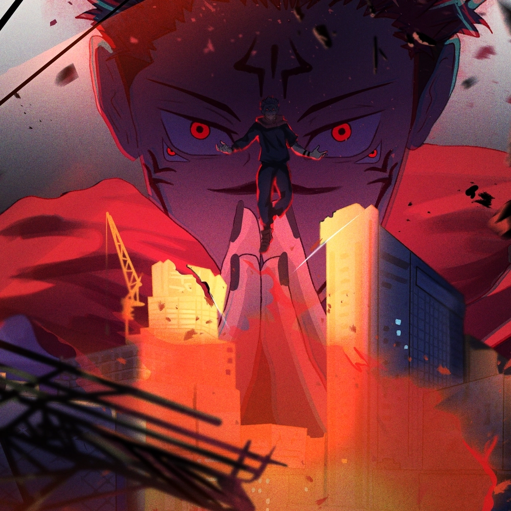 sukuna phiên bản anime ấn tượng 