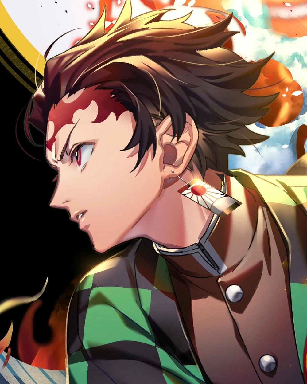 hình nền Tanjiro Kamado ngầu chuẩn anime 