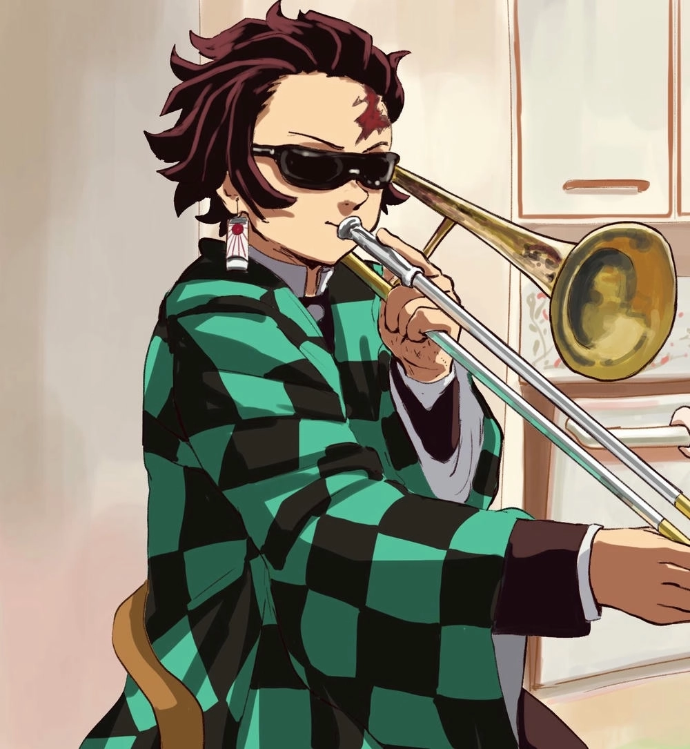 Tanjiro Kamado cute trong phong cách kawaii 