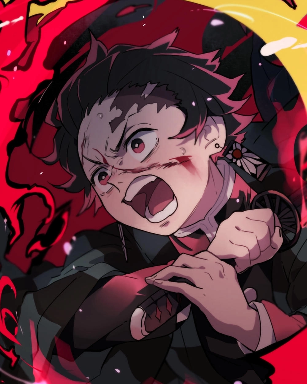 Tanjiro Kamado trong anime Kimetsu no Yaiba 
