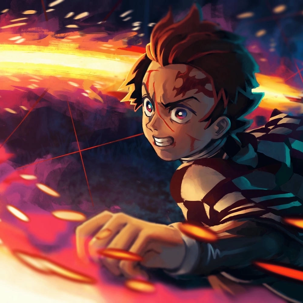 Tanjiro Kamado chibi đáng yêu được yêu thích 