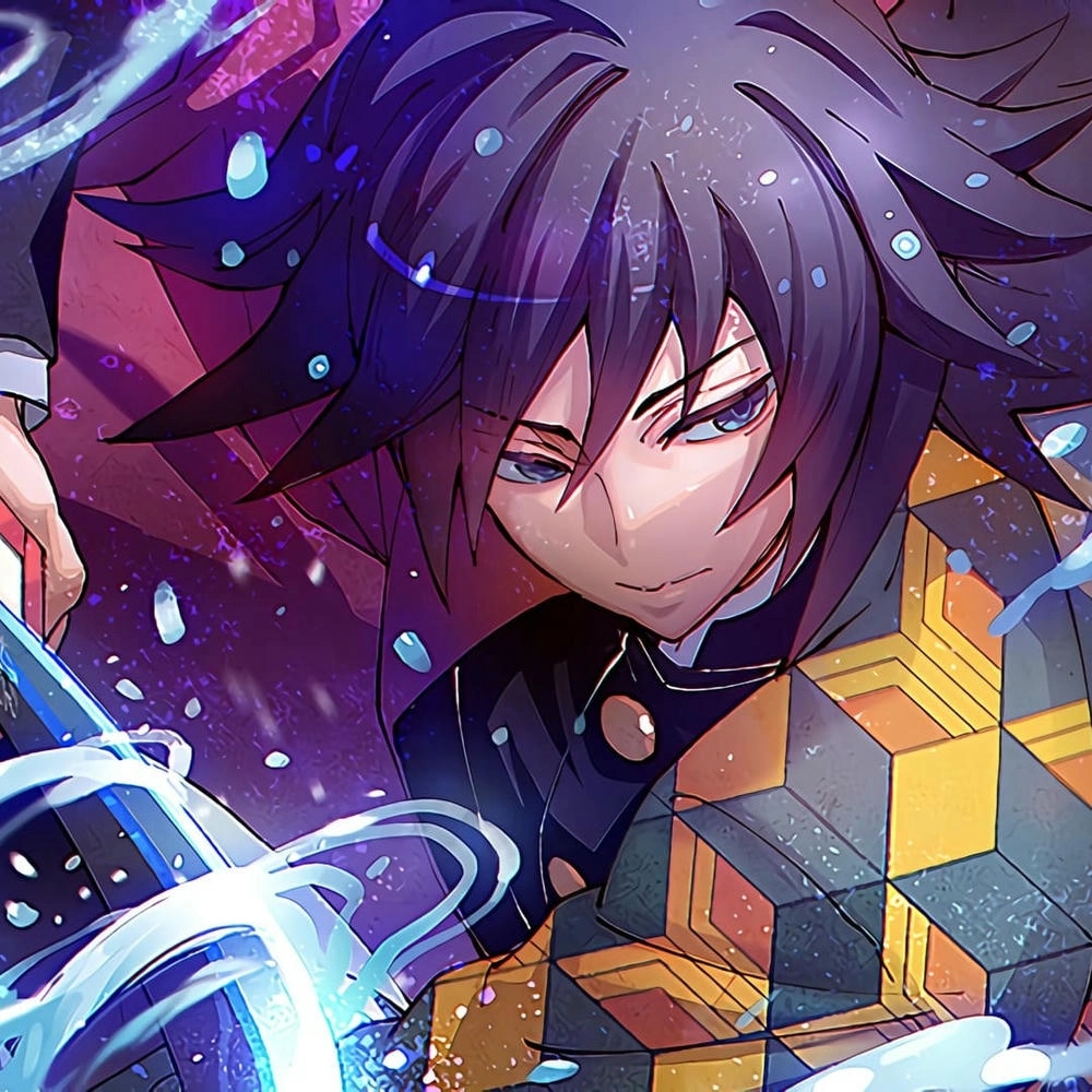 ảnh tomioka giyuu đẹp trong anime Kimetsu no Yaiba 