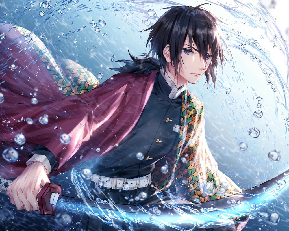 ảnh tomioka ngầu phong cách samurai trong Kimetsu 
